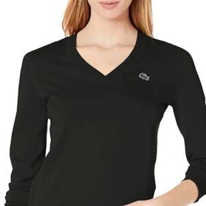 NEW! Lacoste Classic Black Knitwear